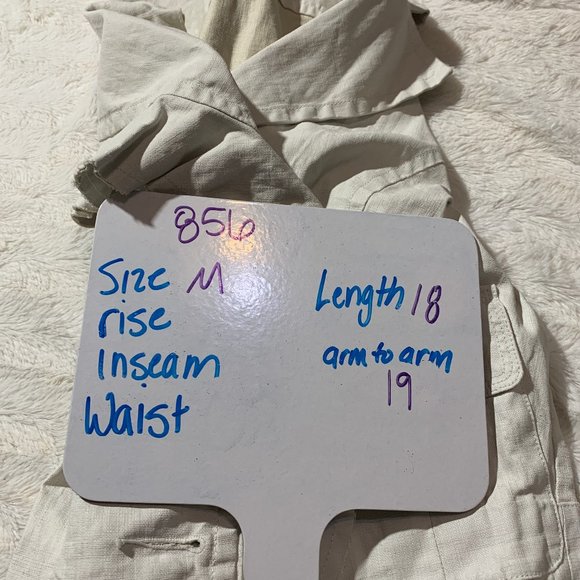 NWT Cabi Waxed Linen Jacket, Size Medium - Picture 8 of 12